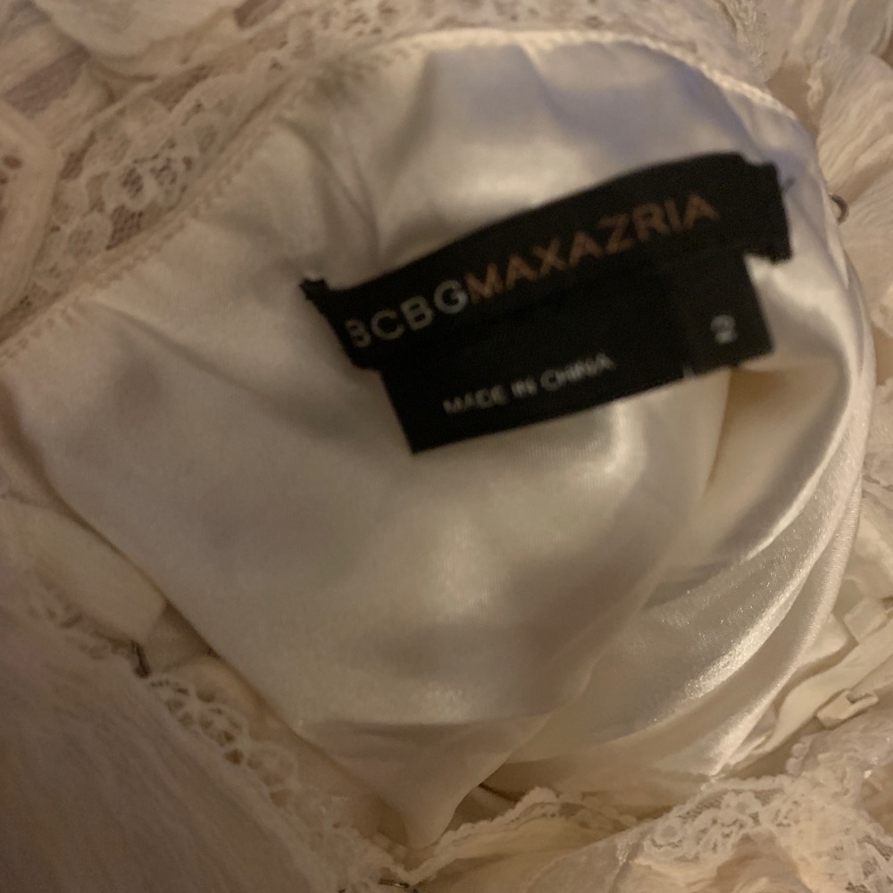 BCBG TIERED RUFFLE DRESS - Picture 4 of 10